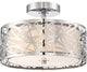 Quoizel PCAE1712C Two Light Semi Flush Mount Abode Polished Chrome