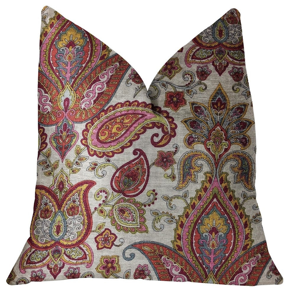 Tulip Safari  Luxury Throw Pillow, 24"x24"