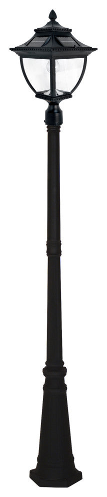 Pagoda Bulb Solar Lamp Post - Single Lamp