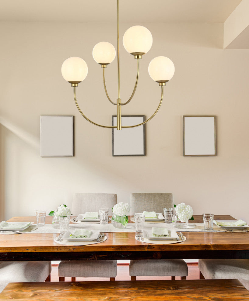 Home Living 30" Chandelier, Brass