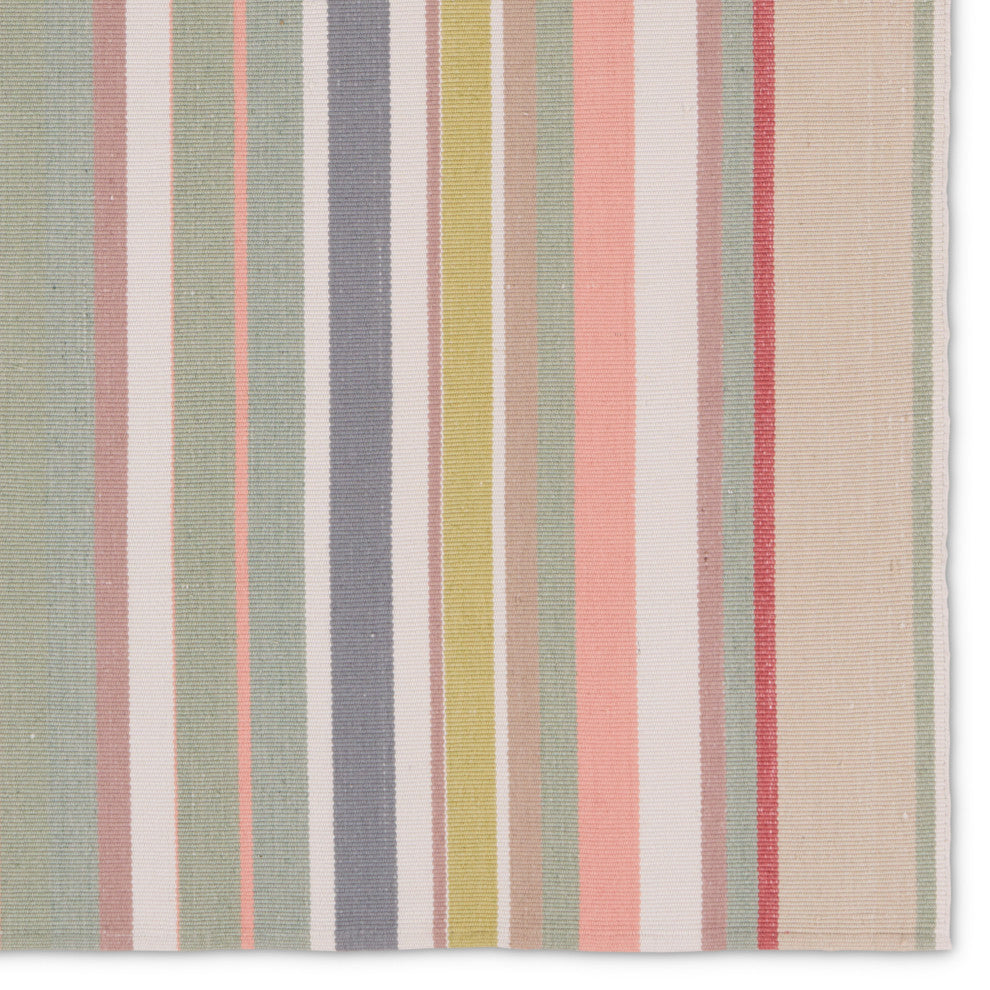 Vibe by Jaipur Living Viviana Handmade Striped Multicolor/Pink Area Rug 4'X6'