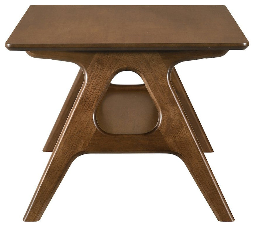 Arona Mid-Century Modern Wood 3-Pc Coffee Table Set