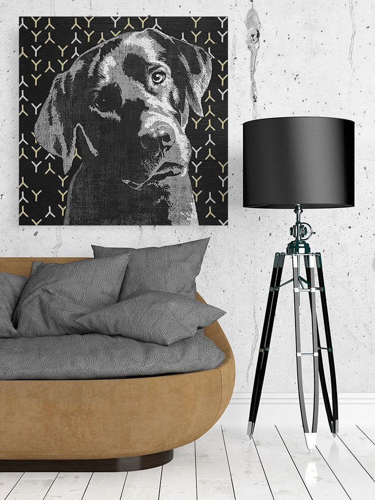 "Lab" Museum Mounted Canvas Print, 20"x20"