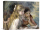 "La Lecture" Stretched Canvas Giclee by Pierre-Auguste Renoir, 16"x13"