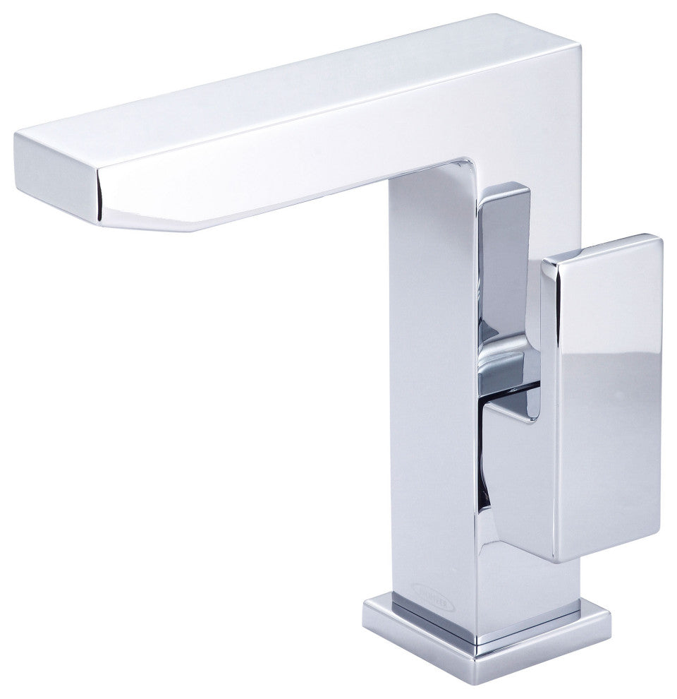 Mod Single Handle Bathroom Faucet, Polished Chrome