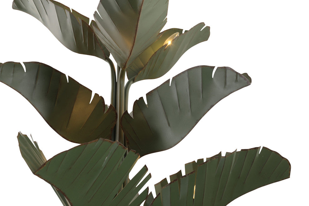 Banana Leaf 9-Lt Chandelier