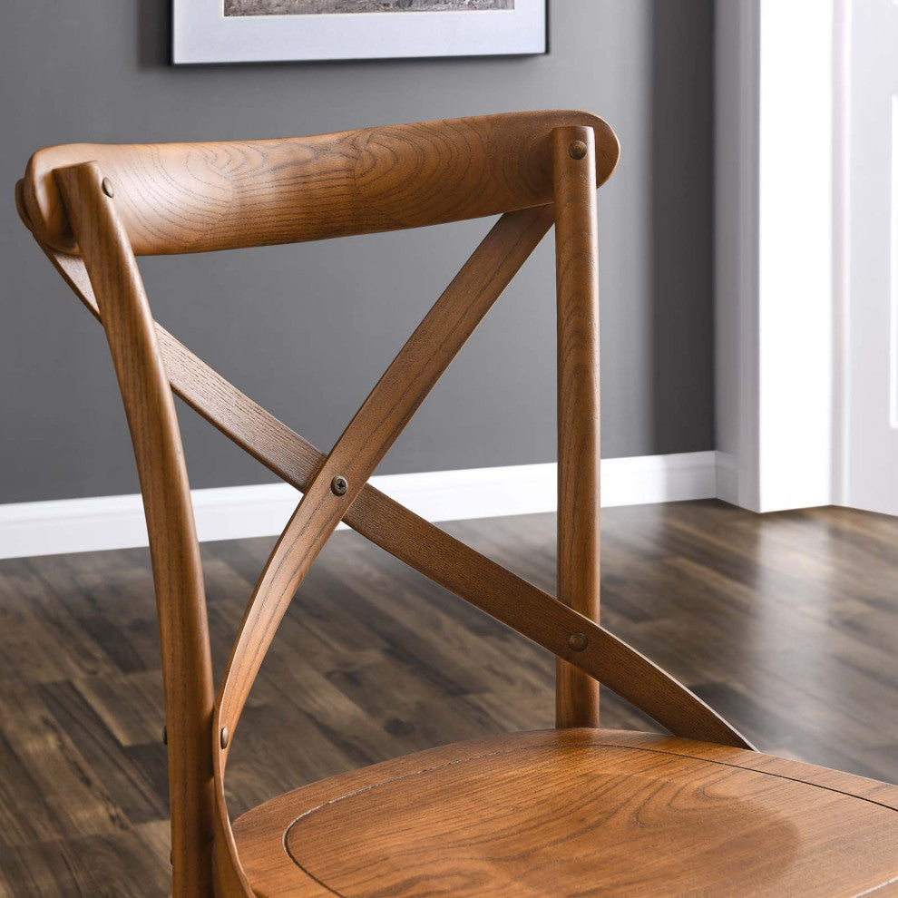 Gear Dining Side Chair, Walnut