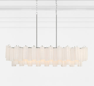 Crystorama Lighting Group ADD-317-WH Addis 14 Light 52"W Crystal - Aged Brass