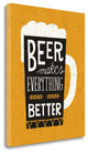 "Craft Beer II" By Michael Mullan, Giclee Print on Gallery Wrap Canvas