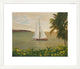 "Harbor Sunset" Framed Digital Print by Diane Romanello, 29x25"