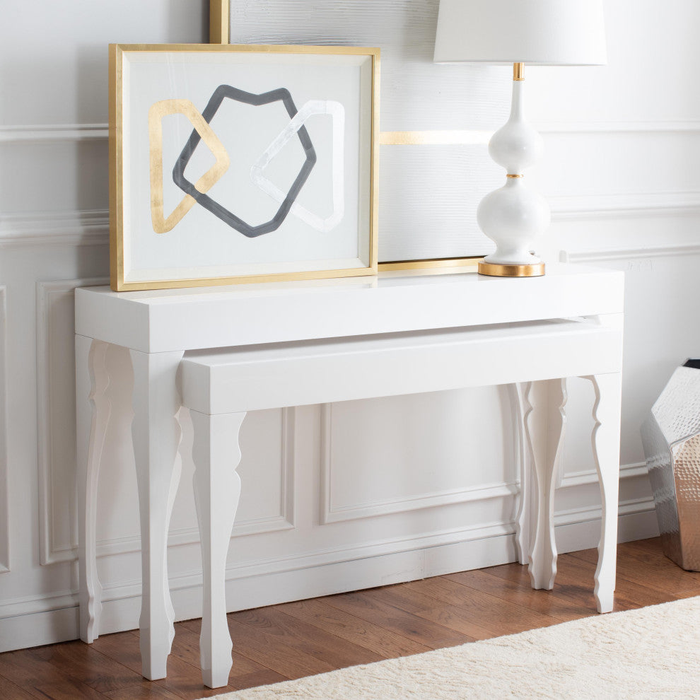 Safavieh Beth Lacquer Console, White