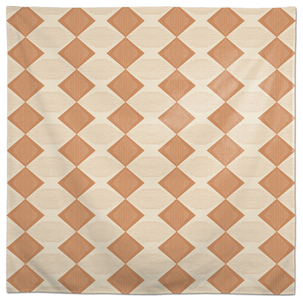 Loose Lines Triangle 58x58 Tablecloth