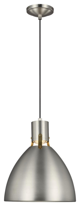 Brynne Small LED Pendant, Satin Nickel
