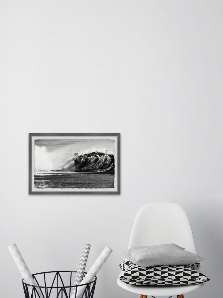 "Paddle Out" Framed Painting Print, 24x16