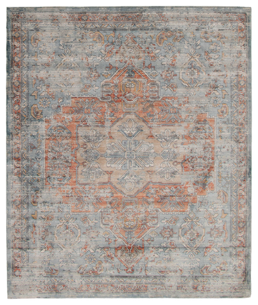 eCarpetGallery Living Room Rug, Blue, 5'3" x 6'7"