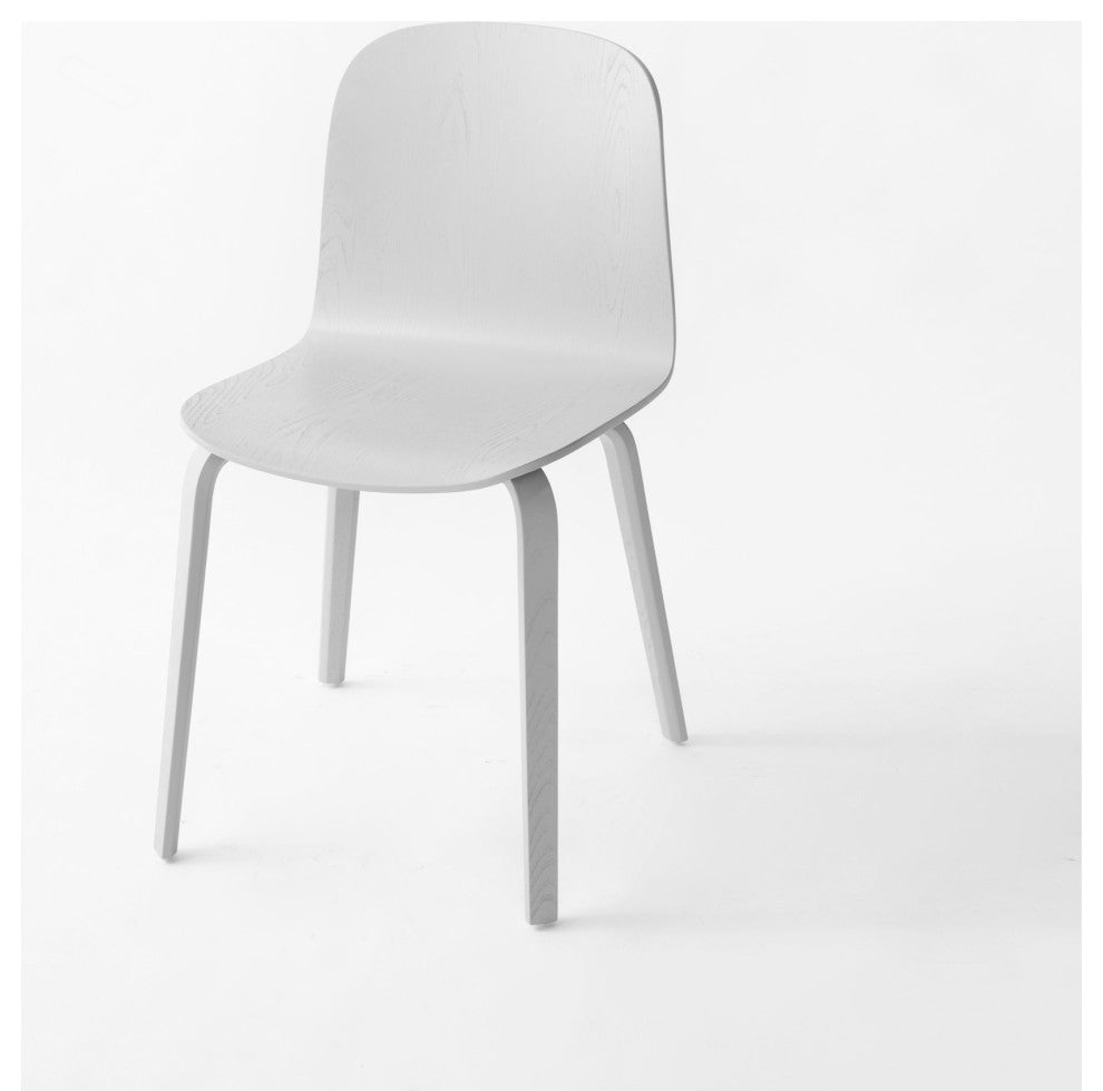 Elite Living Glen, Set of 2, Modern Wooden Dining Side Chair, White