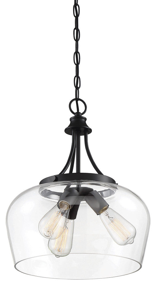Savoy House Octave Three Light Pendant 7-4034-3-BK