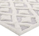 Morsel Abstract Diamond Lattice 5x8 Shag Area Rug