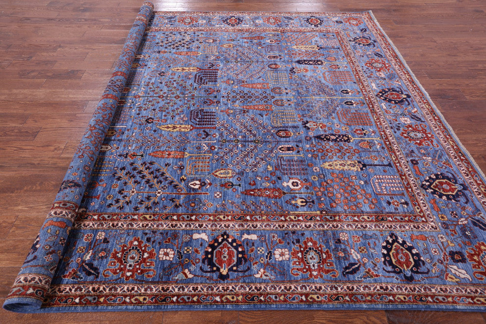 9' Square Persian Ziegler Handmade Rug - Q12888