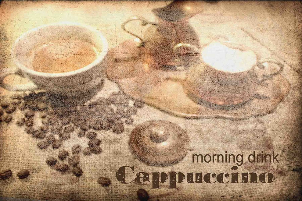 "Cappuccino" Painting Print on Canvas by Irena Orlov