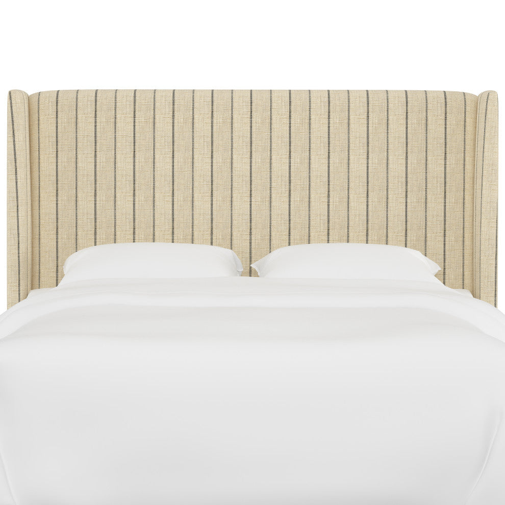 King Wingback Headboard, Fritz Glacier