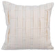 Ivory Decorative Pillow Covers 12"x12" Suede Fabric, Cream Love Tune