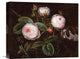 "Pink Roses" Stretched Canvas Giclee by Johan Laurents Jensen, 16"x13"
