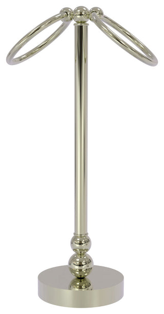 Vanity Top 2 Towel Ring, Polished Nickel