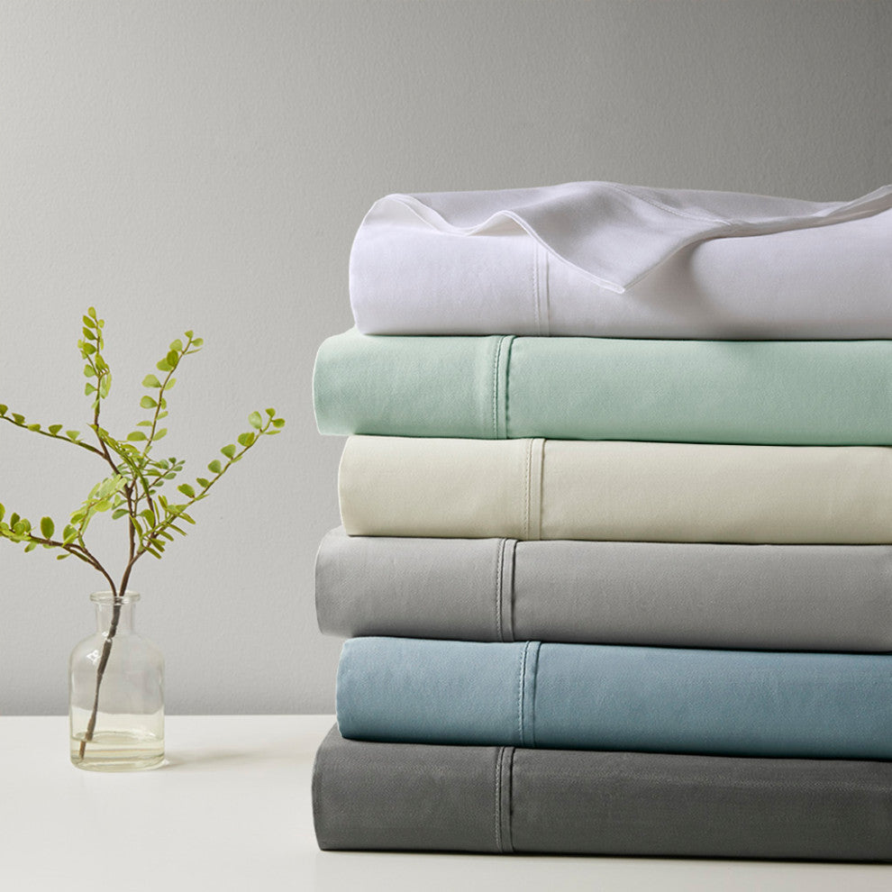 Beautyrest 1000 Thread Count Thermal Management Sheet Set, Dark Gray, Cal King
