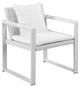 Benzara BM287794 Lark 28" Outdoor Armchair, All Weather Rattan Backrest
