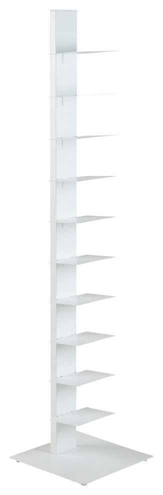 Sapiens 60" Bookcase Tower, White