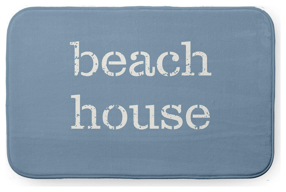 24" x 17" Beach House  Bathmat, Dusty Smoke
