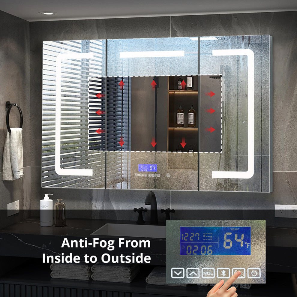 Lesina LED Medicine Cabinet, Defogger, 48 Inch