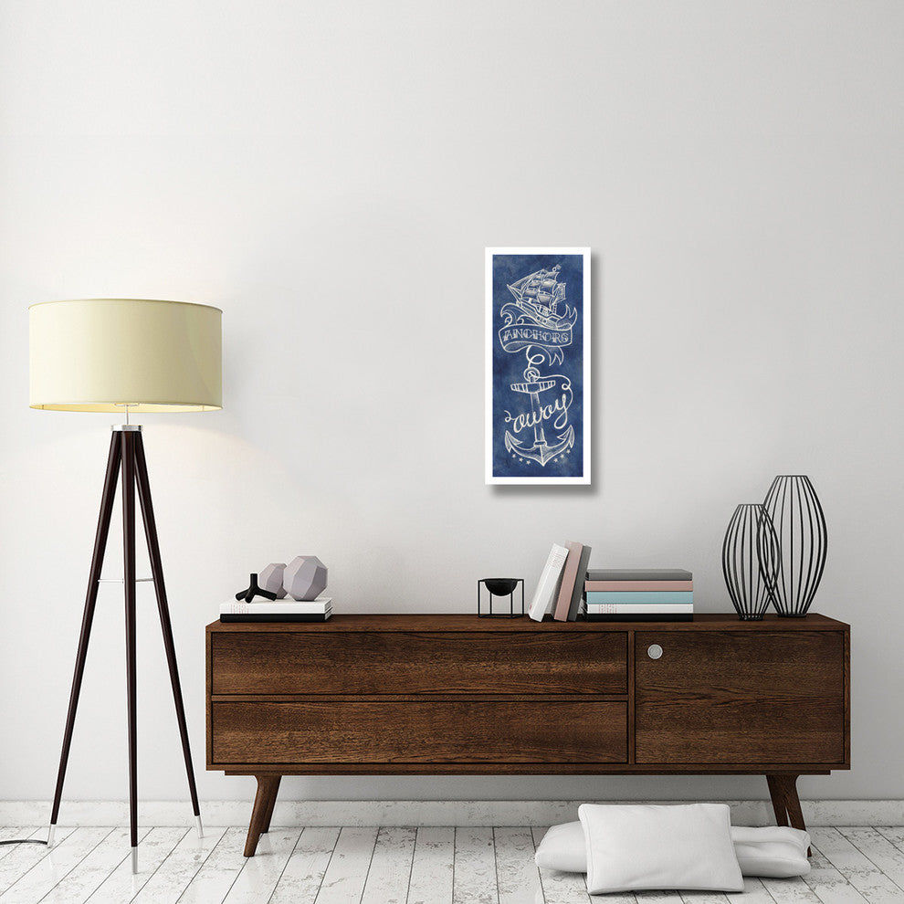 "Anchors Away" Digital Paper Print by Mary Urban, 14"x32"