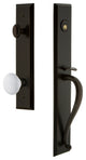 Fifth Avenue 1-Piece Dummy Handleset, S Grip and Hyde Park Knob, 849553