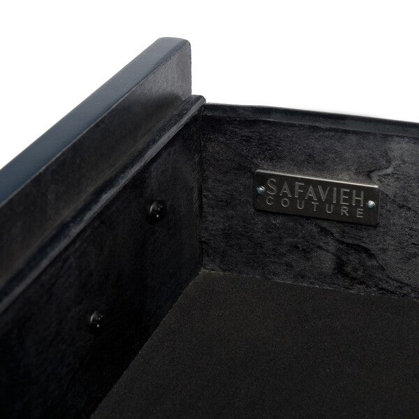 Safavieh Couture Madden Retro Dresser, Navy/Brass