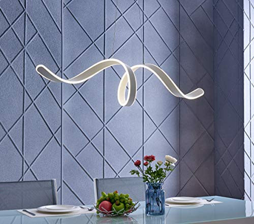 Copenhagen Dimmable Integrated LED Chandelier, White, Without Smart Dimmer