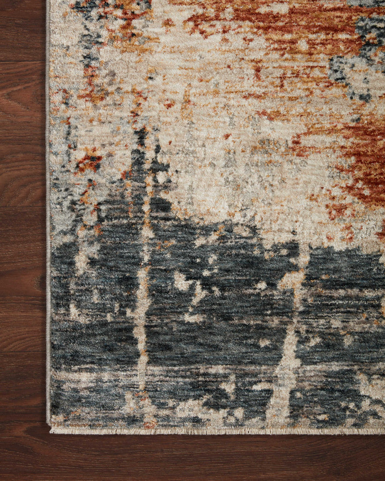 Loloi Axel AXE05 Stone and Multi Area Rug, 11'6"x15'5"