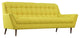 Modway Response Upholstered Fabric Sofa, Sunny