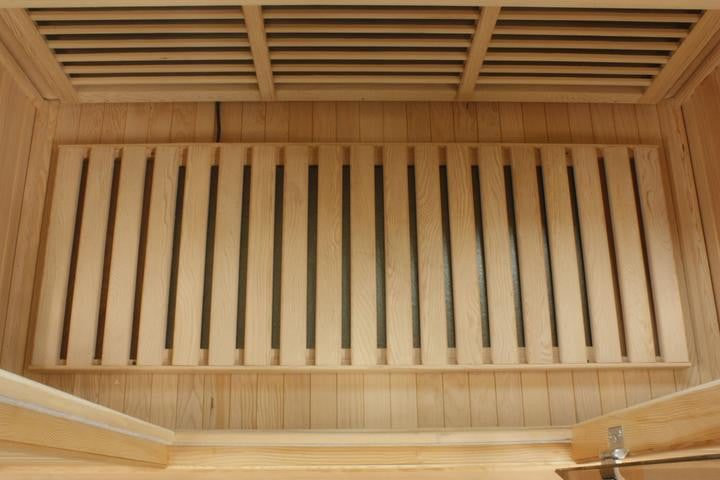 4-Person Corner Near Zero Emf(Under 2Mg) Far Infrared Sauna (Canadian Red Cedar)