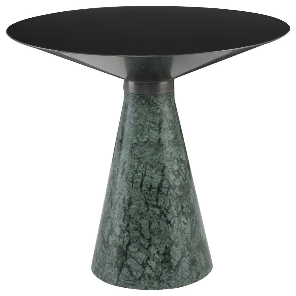 Iris Graphite Metal Side Table, HGNA545
