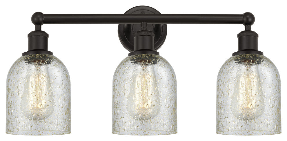 Innovations 616-3W-OB-G259 Caledonia 3 Light Bath Vanity Light Oil Rubbed Bronze