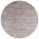 Ahgly Company Indoor Round Mid-Century Modern Area Rugs, 6' Round