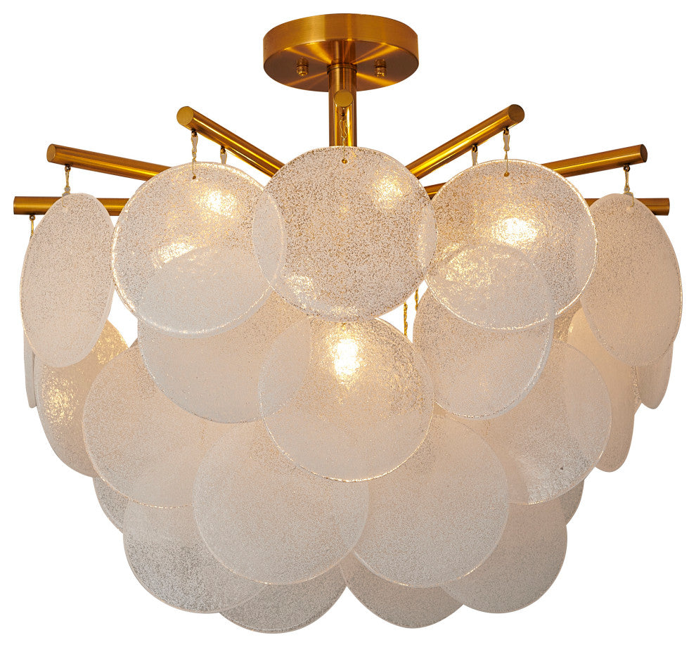 Flush Mount, Antique Brass