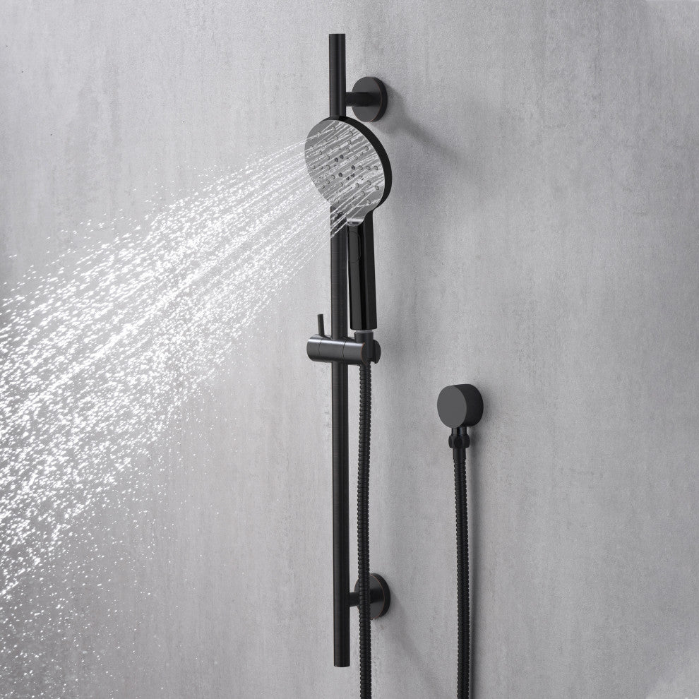 Luxier SB01-30 30" Adjustable Slide Bar for Handheld Showerheads, Oil Rubbed Bronze