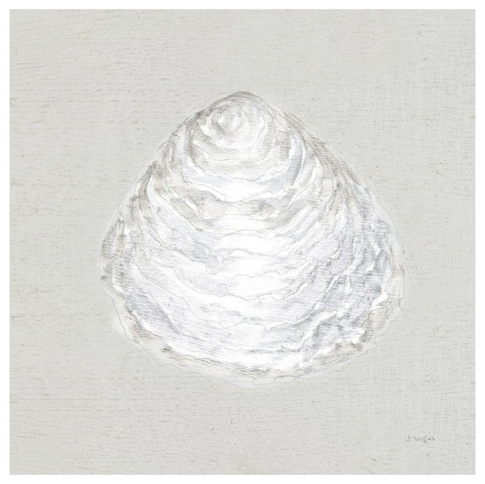 "Serene Shells I Tan" Digital Paper Print by James Wiens, 20"x20"
