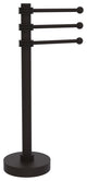 Vanity Top 3 Swing Arm Towel Holder with Dotted Accents, Oil Rubbed Bronze