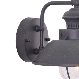 Harwich 8" Outdoor Wall Light Textured Gray