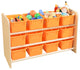 See-All Storage With 12 Trays, Orange