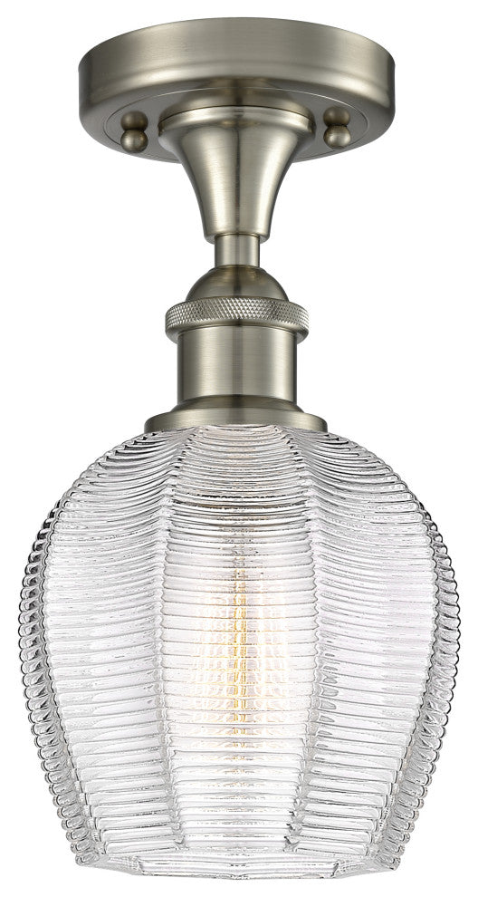Innovations 516-1C-SN-G462-6-LED 1 Light Semi-Flush Mount, Brushed Satin Nickel